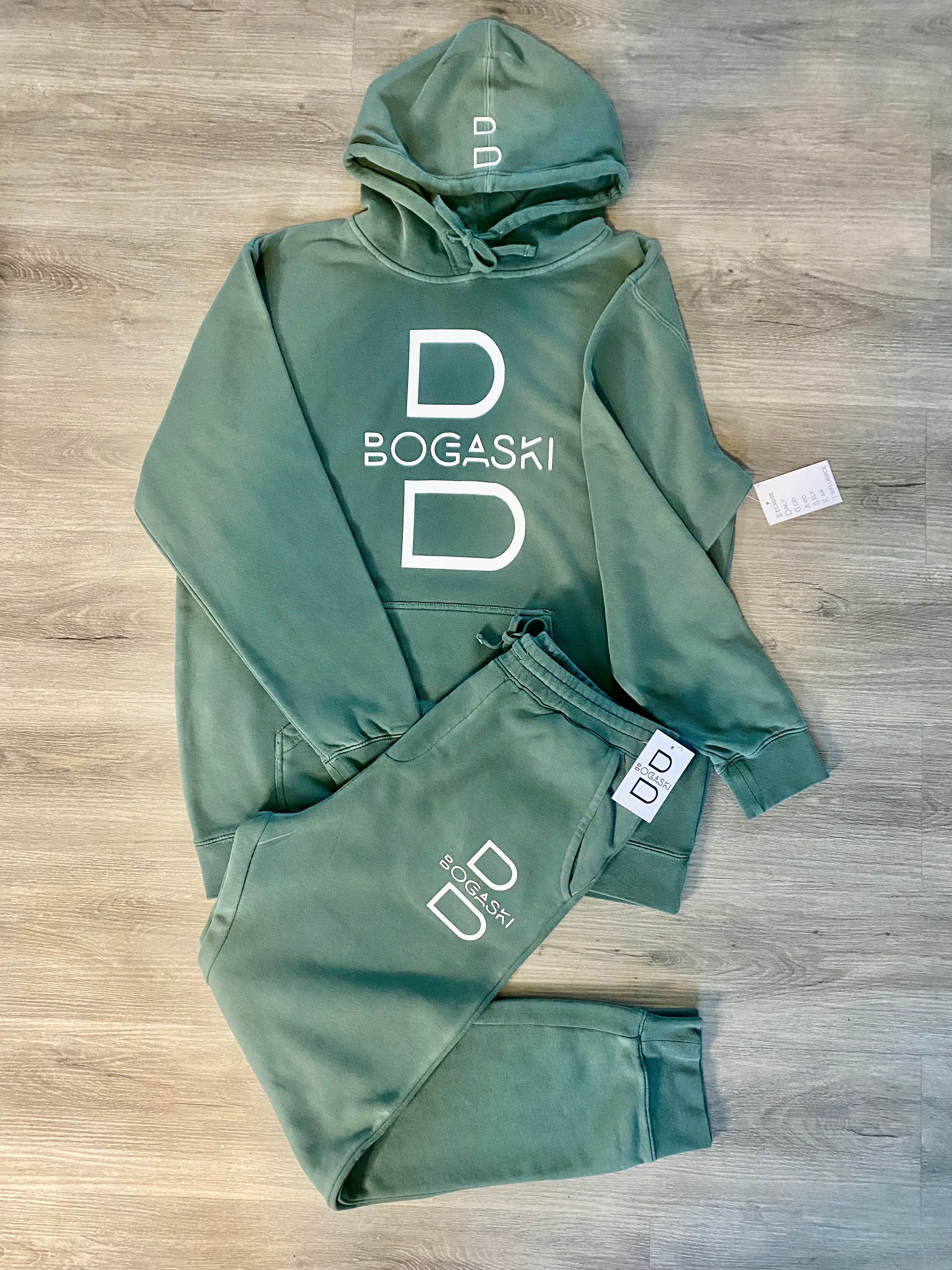 Pigment Dye Alpine Green Sweatsuit