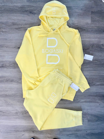 Pigment Dye Yellow Sweatsuit